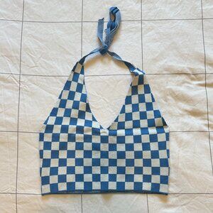 Peppermayo New Mindset Knit Crop - Blue Size L